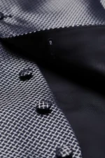 Svečan moder moški telovnik primeren za svečane priložnosti in poroke