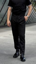 poletne črne hlače digel