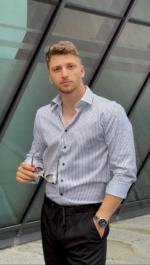 Moška črtasta srajca